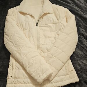 The North Face Women's Off-White Puffer Jacket